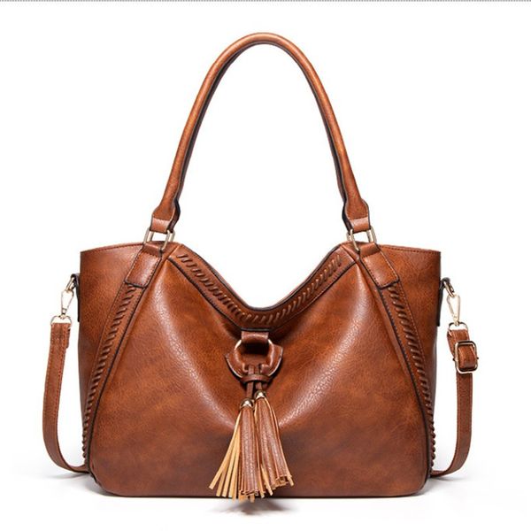 Brown Ladies Handbag (HB-718-BR)