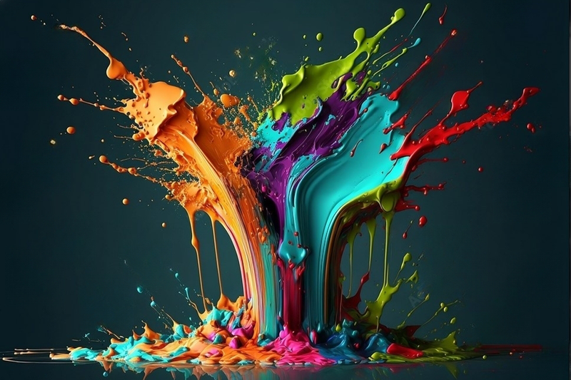 Canvas Wall Art - Rainbow of Art