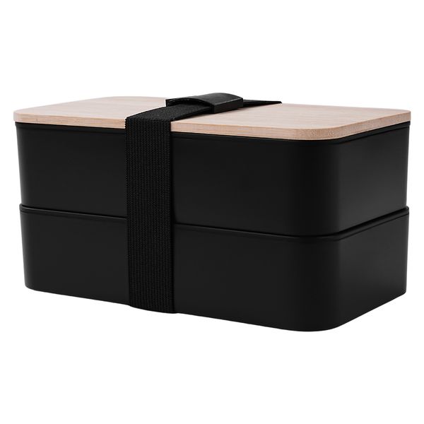 Japanese Bento Box 1200ml Lunch Box with Compartments and 3Piece Cutlery