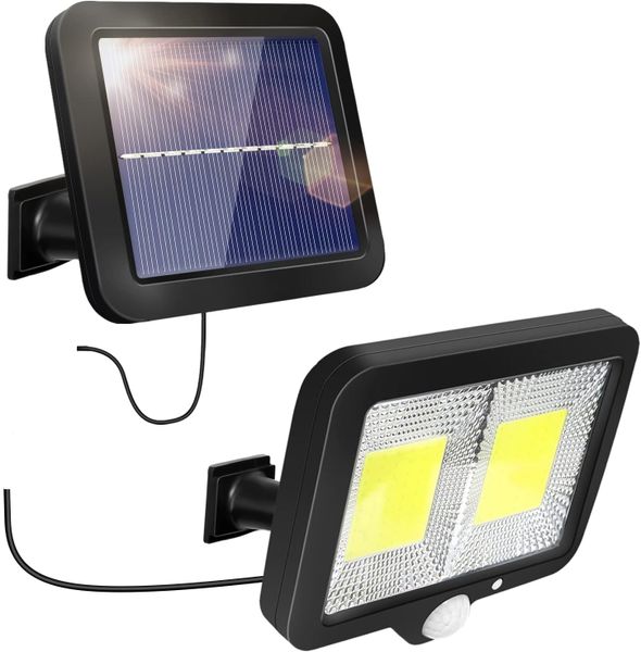 Solar Motion Sensor COB Light With Separate Panel