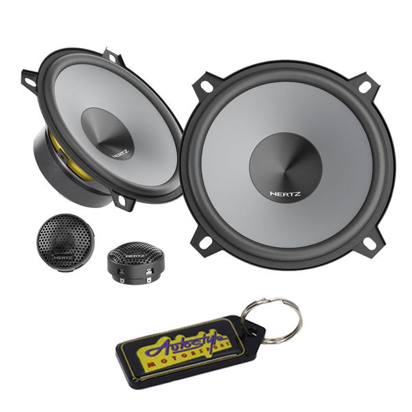 Hertz Uno Series 5-1/4" 2-Way Component Speaker System with Gel Key Holder