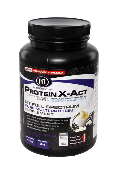 Fit Sports ProteinX-Act Multi-Protein, Bulk 1.1kg 44 Servings-Vanilla