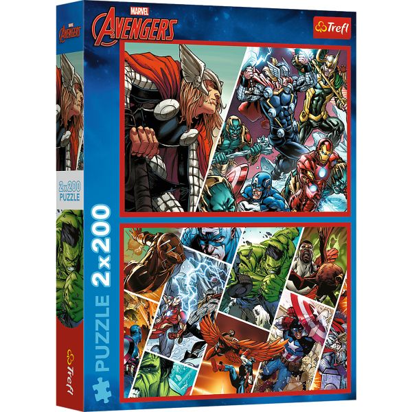 Puzzles - "2x200" - Defenders of the World/Marvel The Avengers
