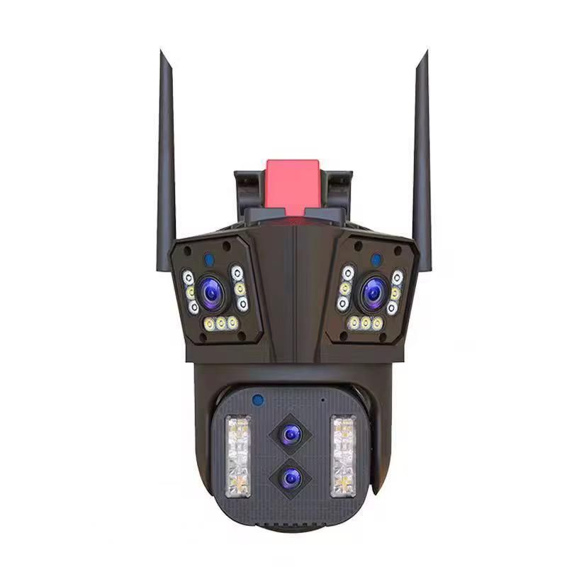 WiFi Security Camera 4K 16MP Four-Lens 10X Zoom PTZ IP Night Vision Cam-