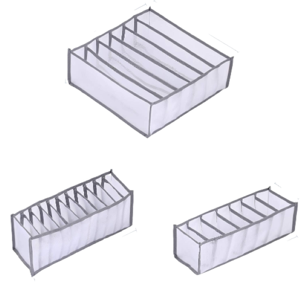 3 Pack - Drawer Underwear Organizer
