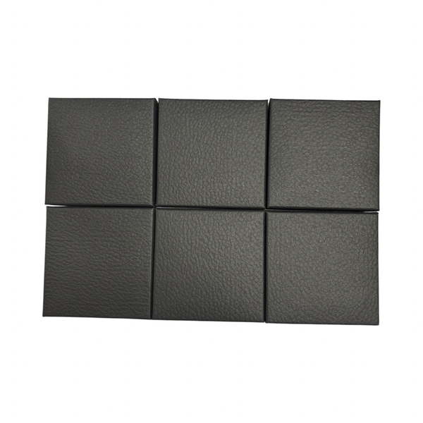 Premium Textured Jewelry Gift Box Collection . 1 Pack 6 Gift Box