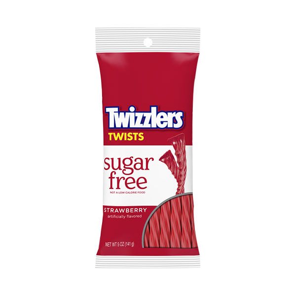 Twizzlers Peg Bag Sugar Free Strawberry 141g