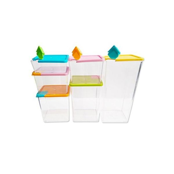 Stackable Space Savvy Pocket Block Container Set - 6pc