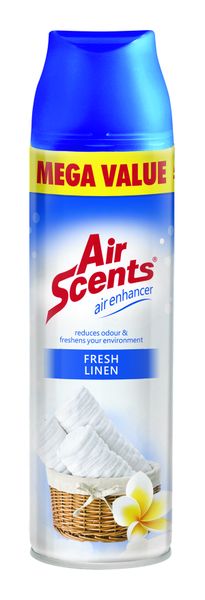 Shield - Airscents Aerosol Mega Value 500ml Fresh Linen