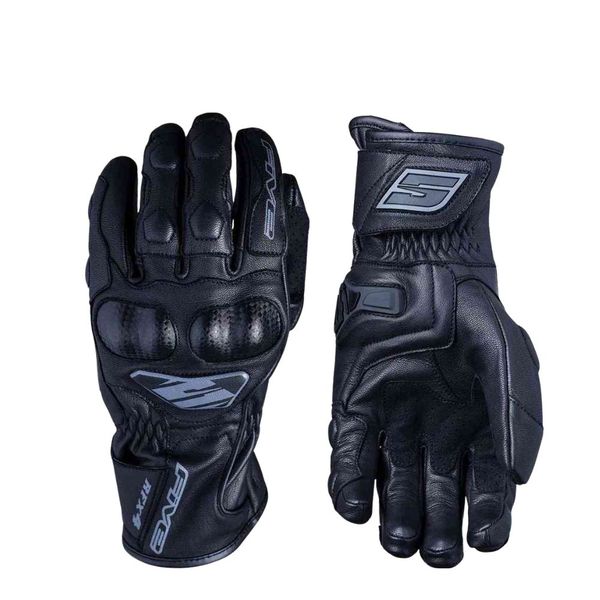 Five Gloves RFX 4 ST Black Motorcycle Gloves