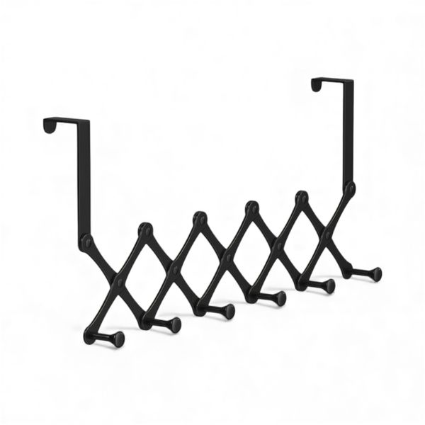 6-Hook Flexible Over the Door Hook Hanger Rack