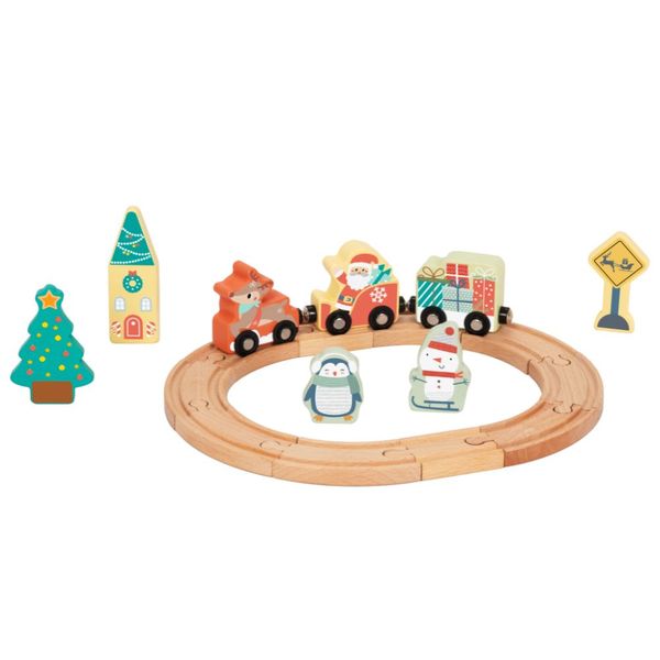 hi Pando - Wooden Christmas Train Set
