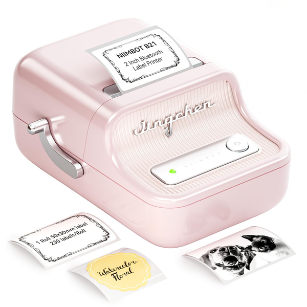 Niimbot - B21S - Bluetooth Thermal Label Printer Inc Free Label Roll