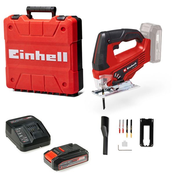 EINHELL - Cordless Jig Saw Set - TC-JS 18 Li - 1 x 2.5Ah