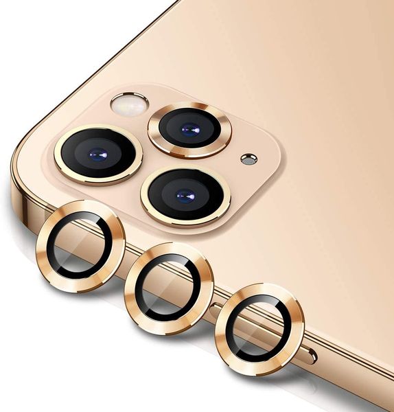 Metal Ring Camera Lens Tempered Glass Lens Protector commpatible with iPhone 16 Pro