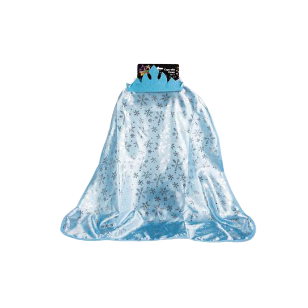 Dress Up Fun- Blue Dress Up Crown &amp; Cape Set x1