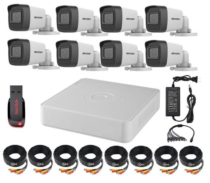 Hikvision 8 Channel 1080P DIY CCTV Kit - New Model