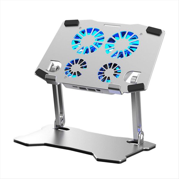 Laptop Cooling Pad Adjustable Aluminum Stand Compatible with Universal