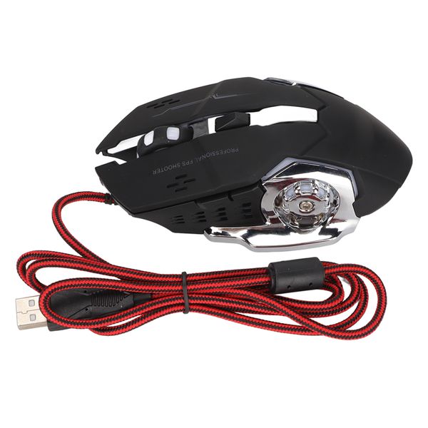 Wired Mouse Gaming RGB 1200DPI Side-Key