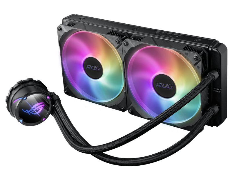 ASUS ROG Strix LC II 280 ARGB All-in-one liquid CPU cooler with Aura Sync