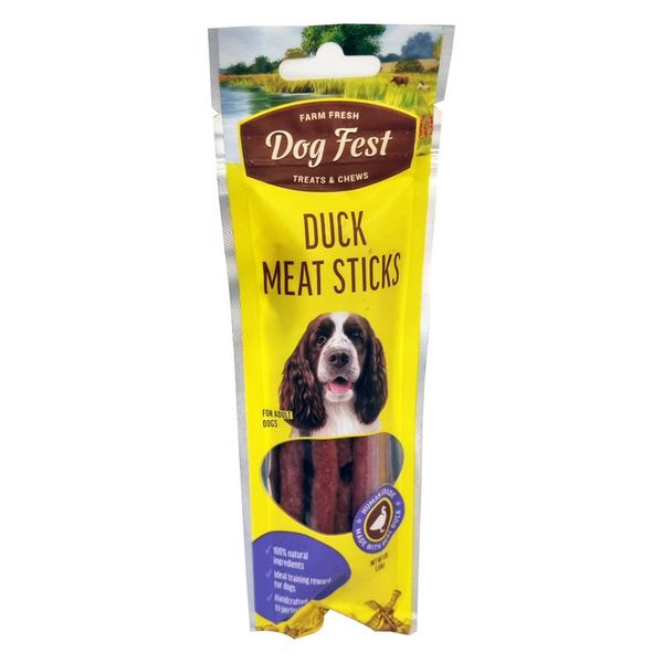 Dog Fest Duck Meat Sticks 45g for Adult Dogs