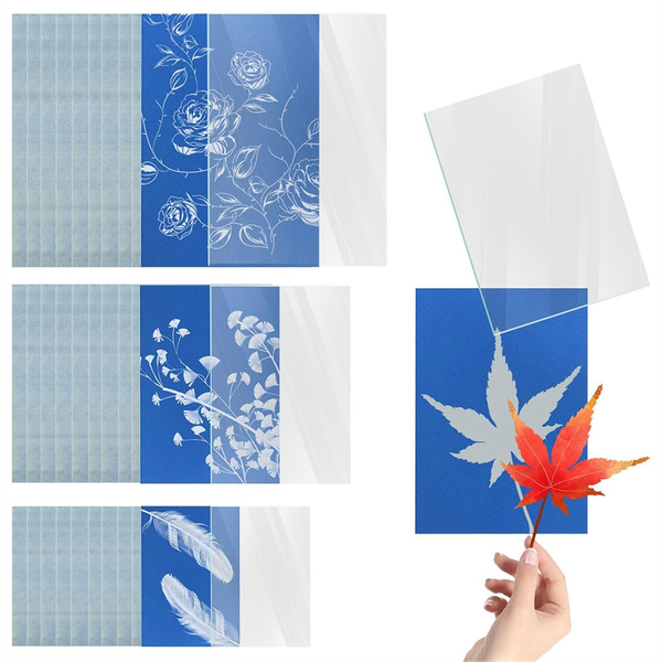 30 Sheets Sun Print Paper A4 A5 A6 Cyanotype Paper Kit