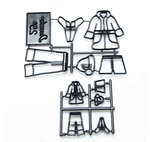 Patchwork Cutters Christmas SANTA'S CLOTHES Sugarcraft Cake Decorating