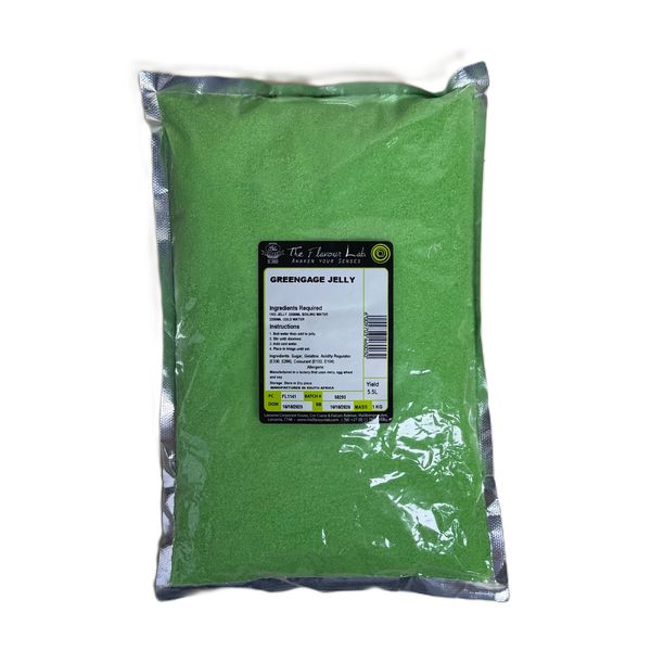 Premium Bulk Catering Jelly Powder 1kg - Greengage Flavour