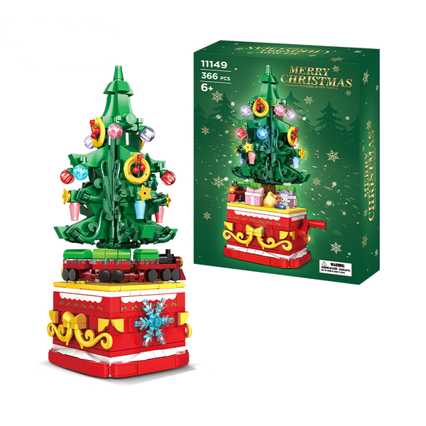 WOMA Christmas Tree Rotating Building Blocks | 366 Pieces | 11149