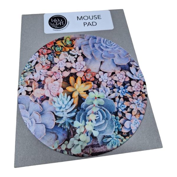 Mouse Pad - Different Succulents