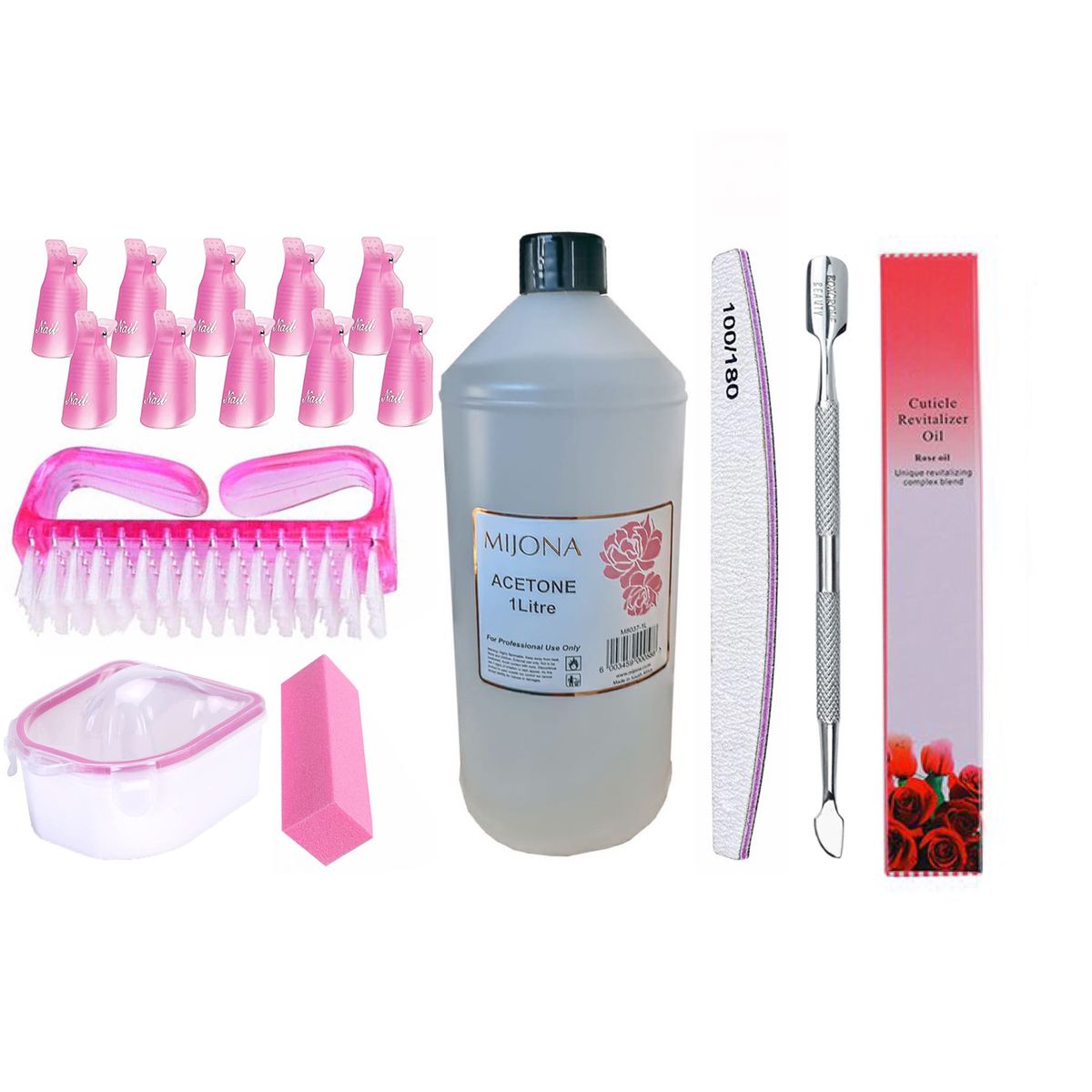 Complete Acrylic Gel Nail Polish Remover Tools Kit Shop Today. Get it