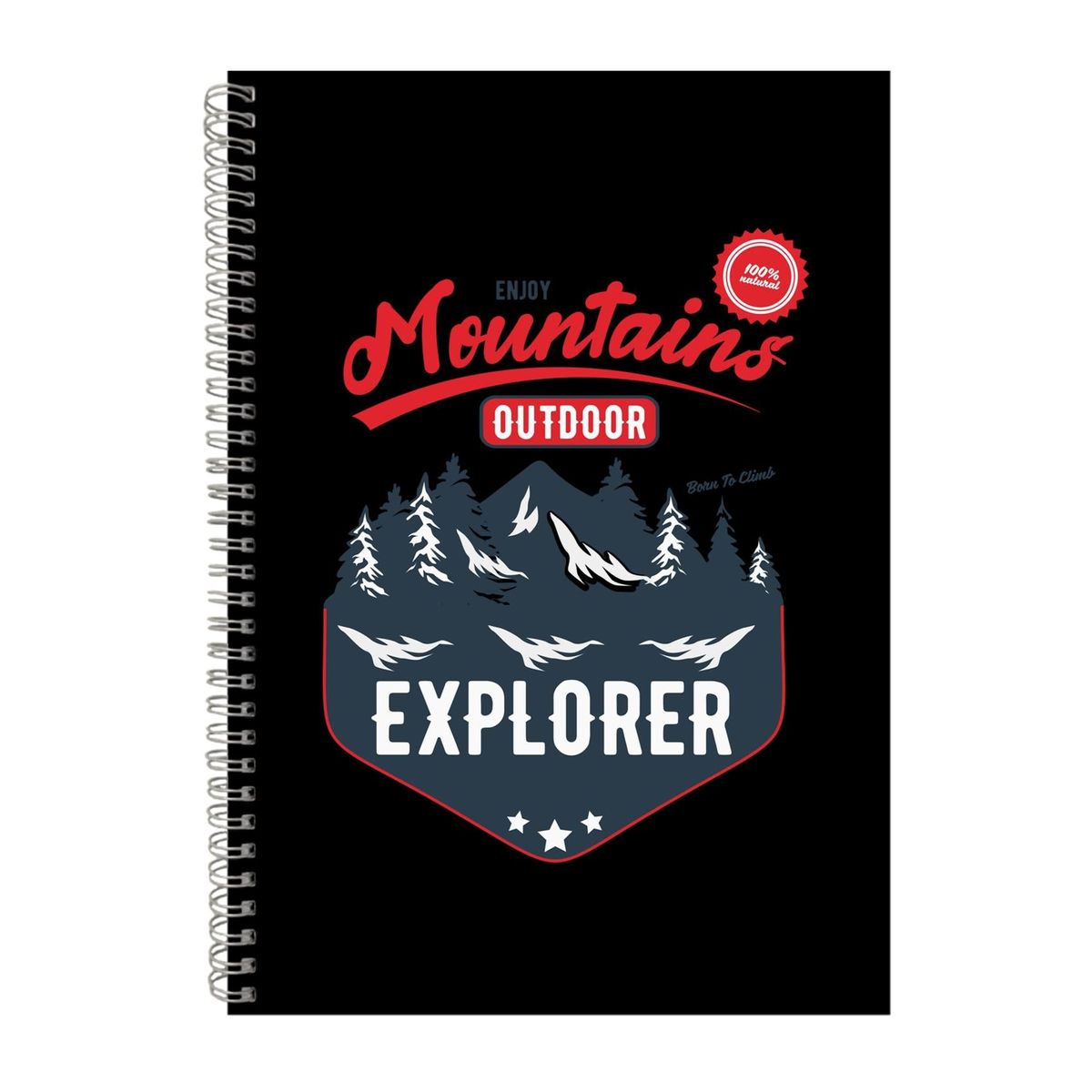 Outdoor Explorer Notebook Adventure Gift Idea A5 Notepad 124 | Shop ...