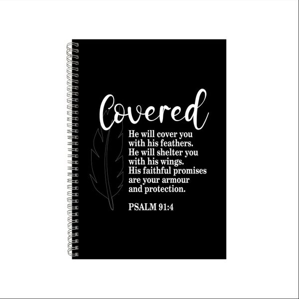 He will Cover You with His Feathers Notebook Gift Idea A4 Notepad Pad 28