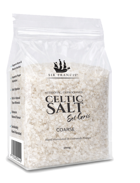 Sir Francis Certified 100% Pure Celtic Salt - Coarse 500g