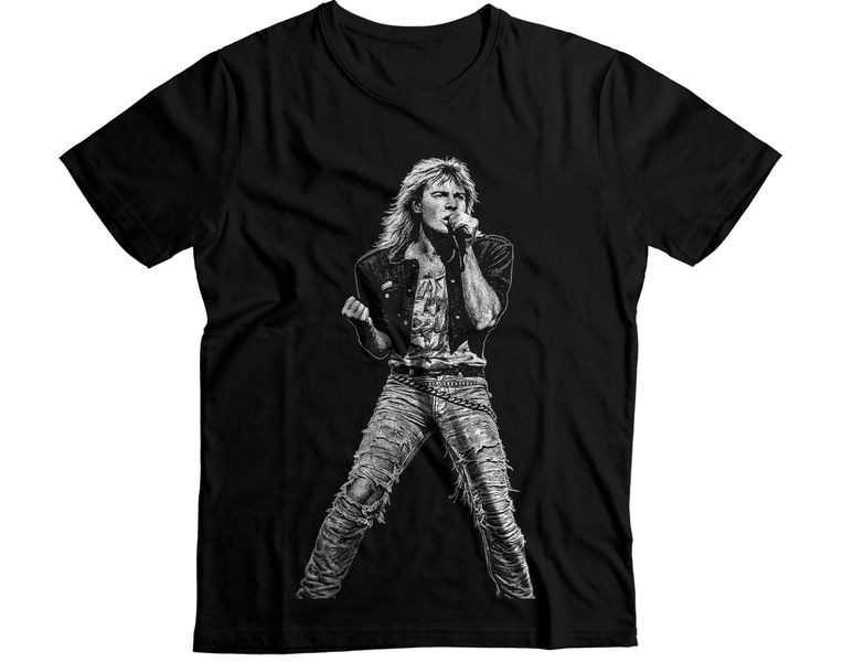 Axl Rose Live Performance Rock Frontman Graphic T-Shirt