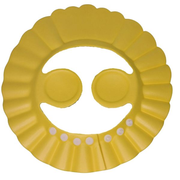 Baby and Toddler Adjustable Shampoo Cap - Yellow