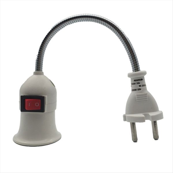 E27 Eu Plug Lamp Base Conversion Led Light Wall Lamp Holder Converter
