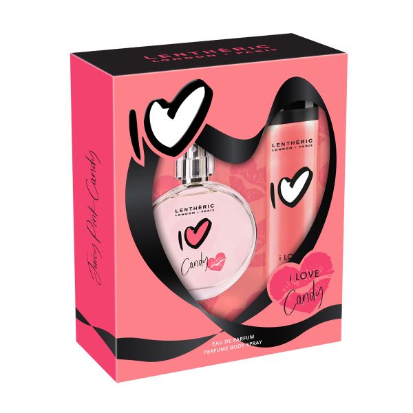 Lentheric I Love Candy Eau de Parfum 50ml &amp; Perfume Body Spray 90ml