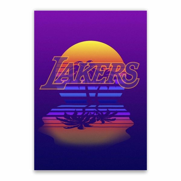 Lakers Palm Tree Poster - A1
