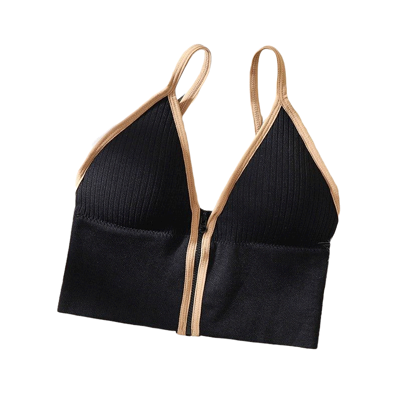 Sexy Gym Bra Tank Top for Women - Black