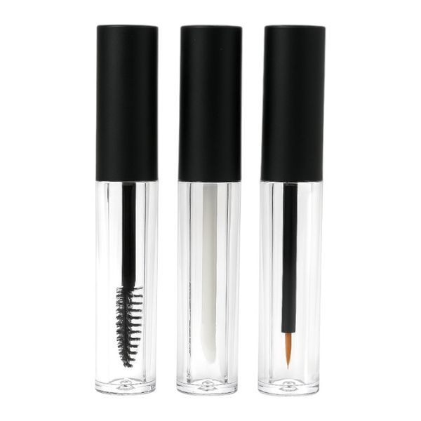 3 Pack - 10ml Refillable Cosmetic Tubes - Transparent