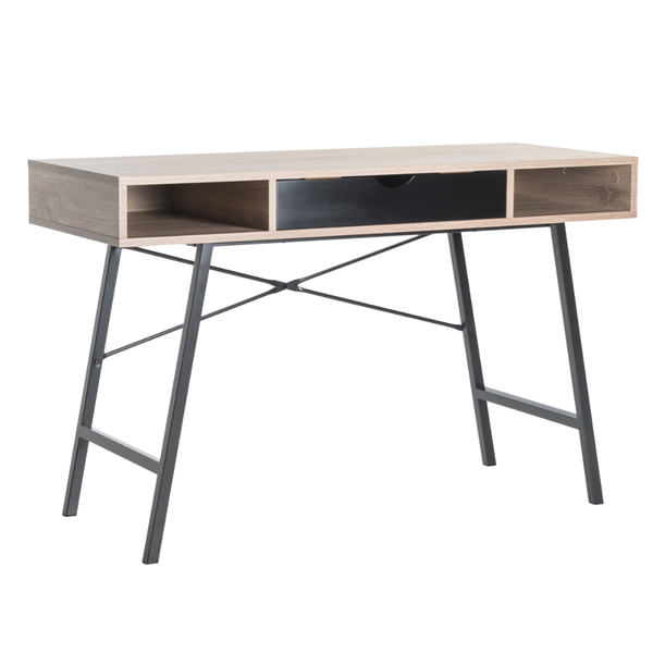 Luca Desk Oak - Black