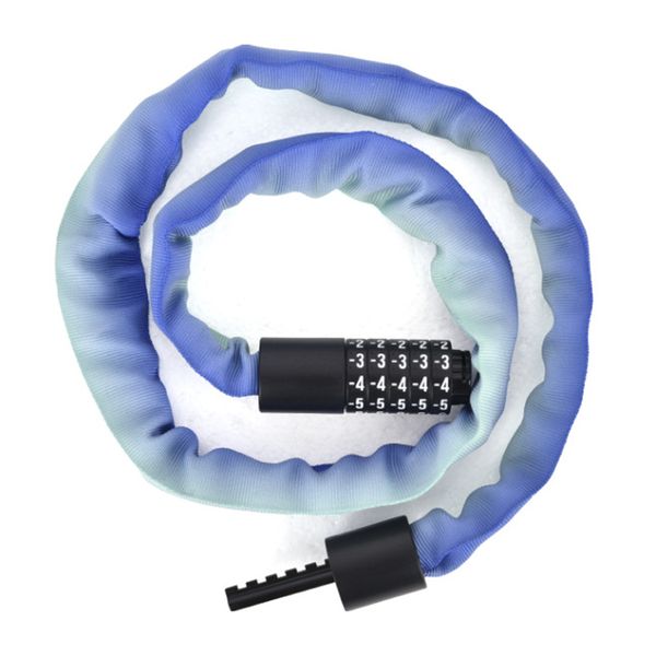 Stylish 5-Digit Combination Bicycle Lock - Light Blue