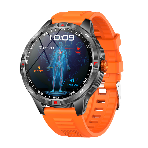 1.46" Smart Watch with Large Screen, 1000mAh Battery, IP68 Waterproof