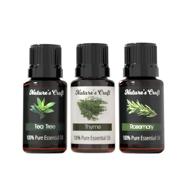 Nature's Craft 3 Pack Essential Oils - Acne Treatment