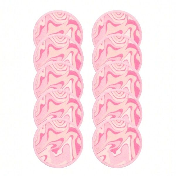Reusable Makeup Remover Pads with Laundry Bag - Pink