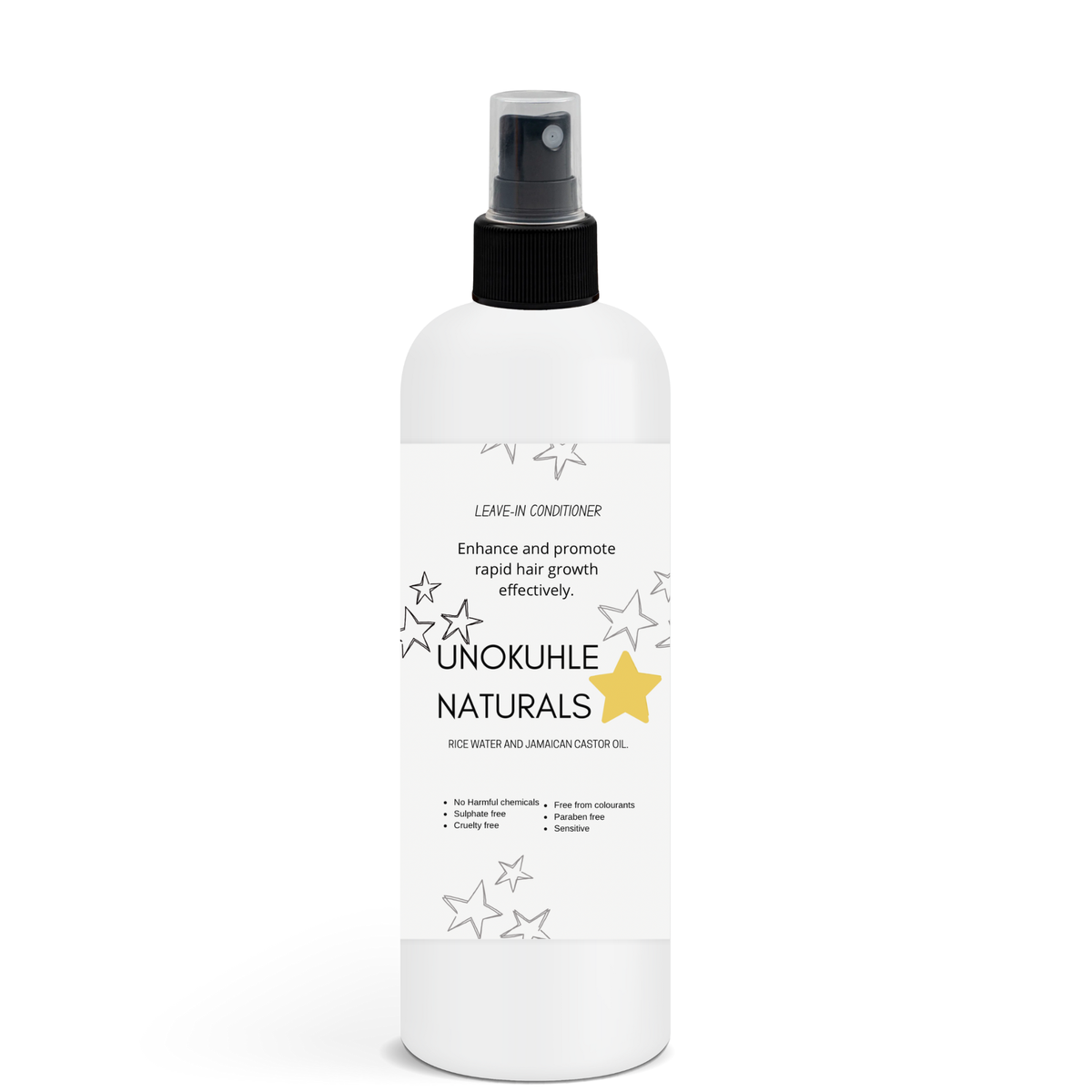 Organic Rice Water and Jamaican castor oil conditioner hair spray