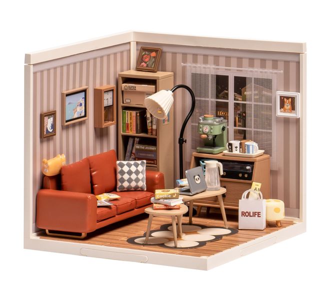 Robotime Super Creator - Cozy Living Lounge - 114 Pieces