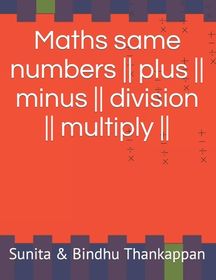 Maths same numbers plus minus division multiply | Shop Today. Get it ...