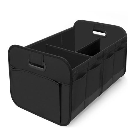 66L Organiser for Car Boot Foldable Storage Trunk Organizer -Black Image